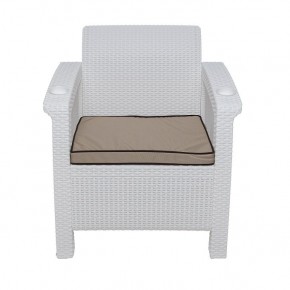Комплект уличной мебели Yalta Premium Terrace Set (Ялта) белый (+подушки под спину) в Ишиме - ishim.ok-mebel.com | фото 6