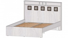 КОСТА-РИКА Кровать 1400 с основанием (анкор светлый) в Ишиме - ishim.ok-mebel.com | фото