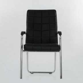 Кресло Barneo K-14 для посетителей и переговорных (черный) в Ишиме - ishim.ok-mebel.com | фото 2