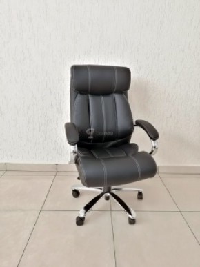 Кресло Barneo K-303 для руководителя (черная экокожа) в Ишиме - ishim.ok-mebel.com | фото 1