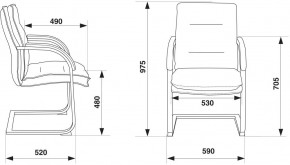 Кресло Бюрократ T-9927SL-LOW-V/BLACK в Ишиме - ishim.ok-mebel.com | фото 4