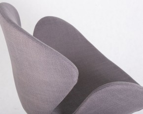 Кресло дизайнерское DOBRIN SWAN, серая ткань IF11, золотое основание в Ишиме - ishim.ok-mebel.com | фото 6