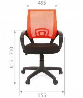 Кресло для оператора CHAIRMAN 696 black (ткань TW-11/сетка TW-01) в Ишиме - ishim.ok-mebel.com | фото 4