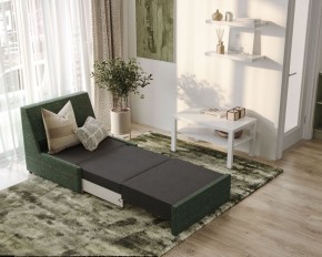 Кресло для отдыха Йоки тёмно-зелёный, ткань рогожка в Ишиме - ishim.ok-mebel.com | фото 4
