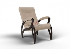 Кресло для отдыха Зельден 20-Т-П (ткань/венге) ПЕСОК в Ишиме - ishim.ok-mebel.com | фото