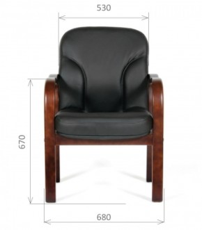 Кресло для посетителей CHAIRMAN 658 (натуральная кожа) в Ишиме - ishim.ok-mebel.com | фото 4