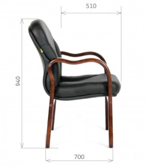 Кресло для посетителей CHAIRMAN 658 (натуральная кожа) в Ишиме - ishim.ok-mebel.com | фото 5