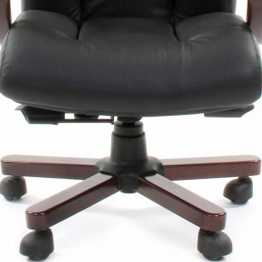 Кресло для руководителя Chairman 421 черный/орех темный, черный в Ишиме - ishim.ok-mebel.com | фото 4