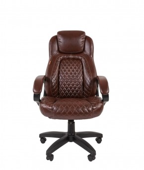 Кресло для руководителя  CHAIRMAN 432 (Экокожа коричневая) в Ишиме - ishim.ok-mebel.com | фото 2