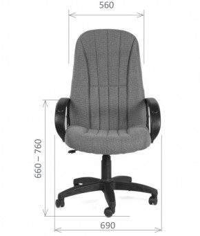 Кресло для руководителя  CHAIRMAN 685 СТ (ткань стандарт 10-356 черная) в Ишиме - ishim.ok-mebel.com | фото 5