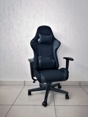 Кресло геймерское Barneo K-50 (черная сетка черные вставки) в Ишиме - ishim.ok-mebel.com | фото