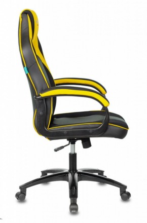 Кресло игровое Бюрократ VIKING 2 AERO YELLOW черный/желтый в Ишиме - ishim.ok-mebel.com | фото 3
