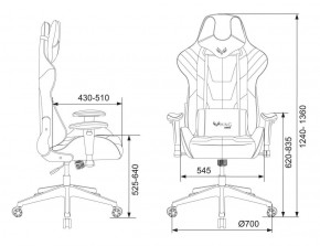 Кресло игровое Бюрократ VIKING 4 AERO RED черный/красный в Ишиме - ishim.ok-mebel.com | фото 4