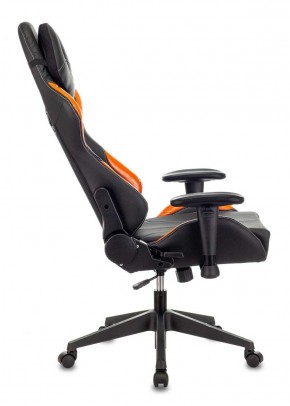 Кресло игровое Бюрократ VIKING 5 AERO ORANGE черный/оранжевый в Ишиме - ishim.ok-mebel.com | фото 2