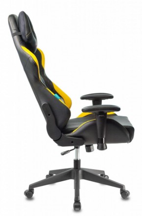 Кресло игровое Бюрократ VIKING 5 AERO YELLOW черный/желтый в Ишиме - ishim.ok-mebel.com | фото 2