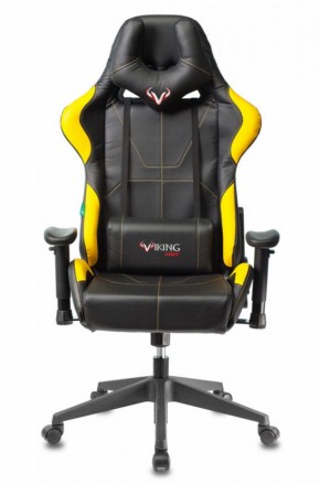 Кресло игровое Бюрократ VIKING 5 AERO YELLOW черный/желтый в Ишиме - ishim.ok-mebel.com | фото 3