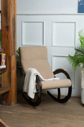 Кресло-качалка КОРСИКА 34-Т-AB (бежевый) в Ишиме - ishim.ok-mebel.com | фото 3