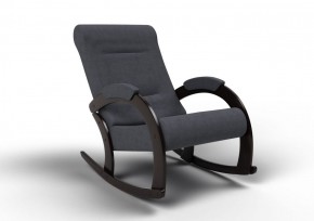Кресло-качалка Венето 13-Т-ГР (ткань/венге) ГРАФИТ в Ишиме - ishim.ok-mebel.com | фото 1