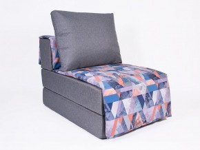 Кресло-кровать бескаркасное Харви (серый-сноу деним) в Ишиме - ishim.ok-mebel.com | фото
