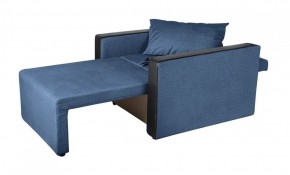 Кресло-кровать Милена с подлокотниками (синий) Велюр в Ишиме - ishim.ok-mebel.com | фото 3