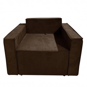 Кресло-кровать Принц КК1-ВК (велюр коричневый) в Ишиме - ishim.ok-mebel.com | фото 1