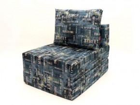 Кресло-кровать-пуф бескаркасное Окта (Велюр принт 2) в Ишиме - ishim.ok-mebel.com | фото 3