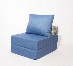 Кресло-кровать-пуф бескаркасное Прайм (Деним) в Ишиме - ishim.ok-mebel.com | фото