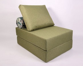 Кресло-кровать-пуф бескаркасное Прайм (Оливковый) в Ишиме - ishim.ok-mebel.com | фото