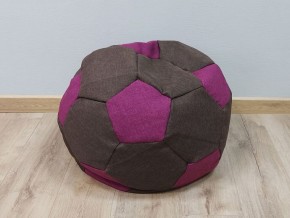 Кресло-мешок Мяч S (Savana Chocolate-Savana Berry) в Ишиме - ishim.ok-mebel.com | фото