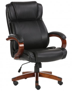 Кресло офисное BRABIX PREMIUM "Magnum EX-701" (дерево, рециклированная кожа, черное) 531827 в Ишиме - ishim.ok-mebel.com | фото