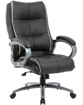 Кресло офисное BRABIX PREMIUM "Strong HD-009" (экокожа черная, ткань серая) 531945 в Ишиме - ishim.ok-mebel.com | фото 1