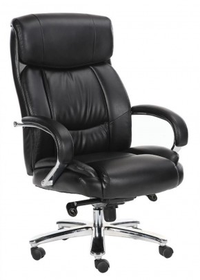 Кресло офисное BRABIX "Direct EX-580" (хром/рециклированная кожа/черное) 531824 в Ишиме - ishim.ok-mebel.com | фото 1