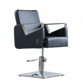 Кресло парикмахерское Barneo 6300V5 черное в Ишиме - ishim.ok-mebel.com | фото