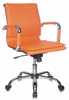 Кресло руководителя Бюрократ CH-993-LOW/ORANGE оранжевый в Ишиме - ishim.ok-mebel.com | фото 1