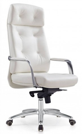 Кресло руководителя Бюрократ _DAO/WHITE белый в Ишиме - ishim.ok-mebel.com | фото 1