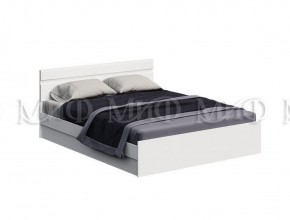 НЭНСИ NEW Кровать 1,4 м (Белый глянец холодный/Белый) в Ишиме - ishim.ok-mebel.com | фото 1