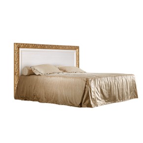 Кровать 2-х спальная (1,4 м)Тиффани штрих-лак/золото с подъемным механизмом (ТФКР140-2[7]) в Ишиме - ishim.ok-mebel.com | фото