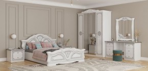 Кровать 2-х спальная 1600*2000 Грация (12.116) без основания (белый/серебро) в Ишиме - ishim.ok-mebel.com | фото 2