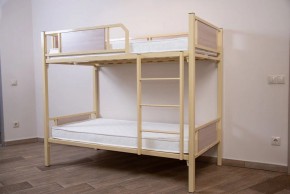 Кровать 2-х ярусная "Лео" (900*1900) *без вставок ЛДСП в Ишиме - ishim.ok-mebel.com | фото 3