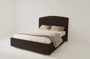 Кровать Берлин без основания 2000 (экокожа коричневая) в Ишиме - ishim.ok-mebel.com | фото