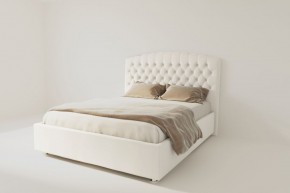 Кровать Берлин с ПМ 1200 (экокожа белая) в Ишиме - ishim.ok-mebel.com | фото 3