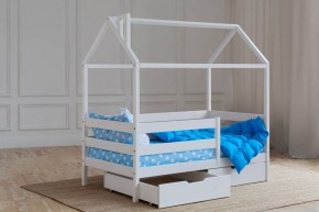 Кровать-домик 80*160 Белый в Ишиме - ishim.ok-mebel.com | фото 3