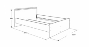 Кровать двойная Ольга-13 + 2-а выкатных ящика (1600) в Ишиме - ishim.ok-mebel.com | фото 3