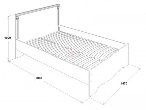 Кровать двойная Ольга 1Н + 2-а ящика (1600*2000) в Ишиме - ishim.ok-mebel.com | фото 2