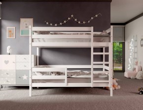 Кровать двухъярусная без крыши 80*190 Белый в Ишиме - ishim.ok-mebel.com | фото 2