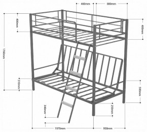 Кровать двухъярусная Дакар 2 в Ишиме - ishim.ok-mebel.com | фото 5