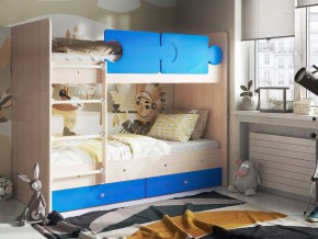 Кровать двухъярусная "Тетрис" (щиты) с бортиками + ящики в Ишиме - ishim.ok-mebel.com | фото 6