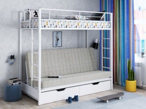 Кровать двухъярусная с диваном "Мадлен-ЯЯ" с ящиками в Ишиме - ishim.ok-mebel.com | фото 1