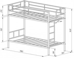 Кровать двухъярусная «Севилья» в Ишиме - ishim.ok-mebel.com | фото 2