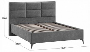 Кровать двуспальная Делана с ПМ Тип 1 в Ишиме - ishim.ok-mebel.com | фото 3